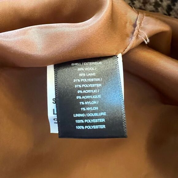 Sam Edelman Brown Houndstooth NWT sleeveless dress. Size 0. NWT. - Picture 11 of 13